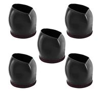 NOPOXA Set di 5 tappi in feltro per sedie a rotelle, per sedie da ufficio, computer, sgabello, letto, divano