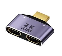NOPOXA Splitter compatibile HDMI 1 in 2 Out per FullHD 2K @ 60Hz 1920x1080 3D (1 sorgente a 2 display)