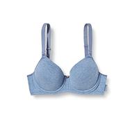Noppies Cotton Comfort Nursing Bra Reggiseno Imbottito, Light Blue Melange-P972, 2B Donna