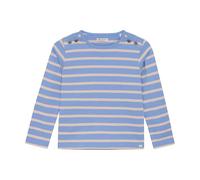 Noppies Kids Girls Tee Priceville Long Sleeve, Stripe Pattern Medium Blue - N415, 140
