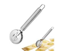 NOPVUFA Rotella Tagliapizza Rotolo per Pizza, Tagliapizza Professionale in Acciaio Inossidabile, per Tortellini Pizza Strumento a Bordura Dentata, Utensile per Casa e Cucina