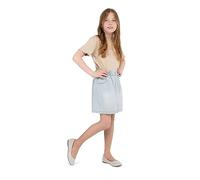 NOQ Collant da Ragazza 20 Denari Classico Semi-velato Scuola con Piede Morbido Balletto Danza Casual Durevole Tinta Unita Calze per Tutti i Giorni per Adolescenti Ala, Naturel 128/134