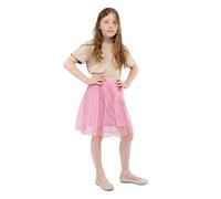 NOQ Collant da Ragazza 20 Denari Classico Semi-velato Scuola con Piede Morbido Balletto Danza Casual Durevole Tinta Unita Calze per Tutti i Giorni per Adolescenti Ala, Rose 92/98