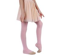 NOQ Collant in microfibra per bambina 60 DEN morbid caldi e confortevoli opachi per bambini celebrazioni casual scuola di danza un paio Mary, Cotton Candy 92-98