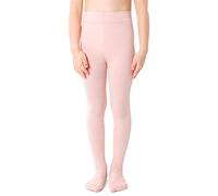 NOQ Collant sottili per bambini con bella stampa ragazza fantasia 40 DEN scuola cerimonia di danza casual, Zojka Rose Poudre, 92 cm-98 cm
