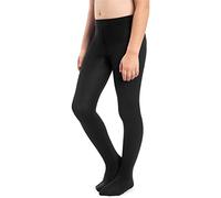 NOQ Collant spessi per ragazze Corina Plain 120 DEN Leggings con piedi caldi Kid Nursery Balletto Dance Class coprenti, Nero 2/3 years