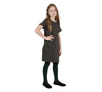 NOQ Collant spessi per ragazze Corina Plain 120 DEN Leggings con piedi caldi Kid Nursery Balletto Dance Class coprenti, Eden Green 10/11 years