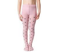 NOQ Collant stampati fantasia per ragazze con piedi 40 den Calzini sopra il ginocchio con stampa animalier della scuola di danza Imitazione, Gosia Cotton Candy 2-3 anni (92-98)