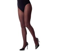 NOQ Collant tinta unita da donna 40 denari casual collant colorati calze sensuali con piede semitrasparente Mireille, bronze, XL
