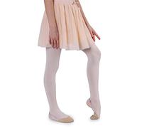 NOQ Isadora - Collant da donna in velluto, 50 denari, opachi, da donna, perla, 128 cm/146 cm