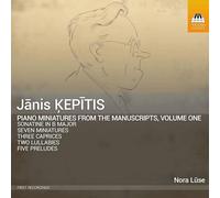 Janis Kepitis Janis Kepitis: Piano Miniatures from the Manuscripts - Volume (CD)