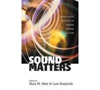 Nora M. Alter Sound Matters (Copertina rigida)