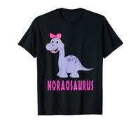 NORA NORAOSAURUS COOL DINOSAUR BAMBINO REGALO Maglietta