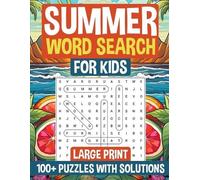 Nora Premium Publishing Summer Word Search for Kids Large Print (Tascabile)
