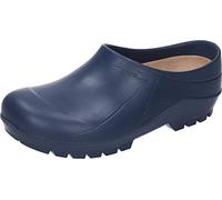 Nora Unisex PU Comfy Clog, Blau, 46 EU