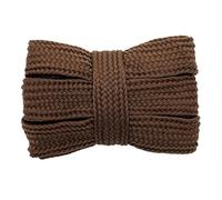 NORAZE 1 paio di lacci piatti larghi da 20 mm, lacci morbidi colorati, scarpe da ginnastica, scarpe da ginnastica sportive(6 Brown,160cm)