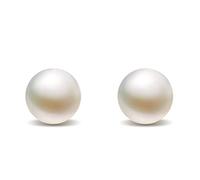 NORBU AAA orecchini rotondi con perle d'acqua dolce, orecchini rotondi da donna, eleganti regali senza tempo per la mamma, la moglie, la festa della mamma, l'anniversario di matrimonio, Christams