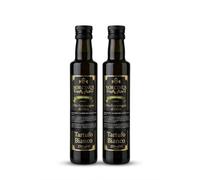 Norcinus Lot de 2 x 250ml | Préparation à Base d'Huile d’Olive Extra Vierge Aromatisée à la Truffe Blanche | Condiment Italien de Qualité Supérieure | Idéal pour Pâtes, Risotto et Viandes