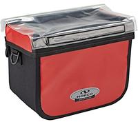 Norco Yukon - Borsa per manubrio unisex, per adulti, colore: rosso, nero, 25 x 14 x 20 cm