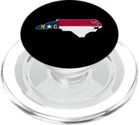 NORD CAROLINA STATE MAP NORD CAROLINA NC Bandiera Radici Regalo PopSockets PopGrip per MagSafe