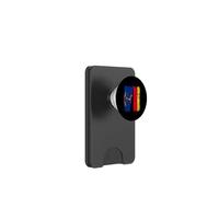 Nord Dakota Germania mezza bandiera Nord Dakotan Patrimonio tedesco PopSockets PopWallet per MagSafe
