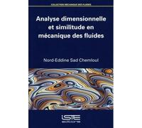 Nord-Eddine Sad Analyse dimensionnelle et similitude en mécanique de (Tascabile)