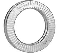 NORD-LOCK Molle di sicurezza cunei NLX20 rivestite a lamelle, contenuto: 100 pezzi