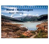 Nord Norwegen Norge - Norway (Tischkalender 2026 DIN A5 quer), CALVENDO Monatskalender: Eine Reise duch Nord-Norwegen, vom Nationalpark Rondane zu den Lofoten.