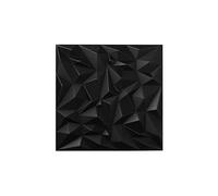 Nord Plus - Pannelli da parete in polistirolo 3D pannelli per soffitto decori rivestimento pareti pannelli Diamante Crystal Nero spessore 3 mm - (36 pezzi/9 m2)