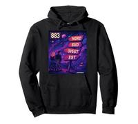 Nord Sud Ovest Est 883 Tee Felpa con Cappuccio
