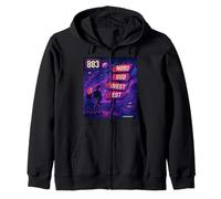 Nord Sud Ovest Est 883 Tee Felpa con Cappuccio