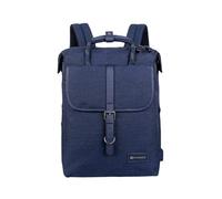 Nordace Comino - Zaino da trasporto, volume: 18 litri, con comparto per laptop, porta USB, custodia con protezione RFID, impermeabile, peso: 1,09 kg, Blu
