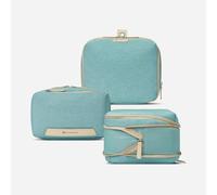 Nordace Set organizer da viaggio per uomini e donne, 2 cubi da imballaggio e 1 sacchetto per il lavaggio, durevoli e resistenti all'acqua (acqua)