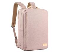 Nordace Siena Zaino per computer portatile da 15,6 pollici, unisex, con porta di ricarica USB, impermeabile, per tutti i giorni, viaggi o lavoro, Rosa, 19L US