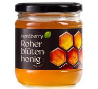 Nordberry 1 kg Miele Grezzo Millefiori - Puro, Naturale e Non Filtrato dalla Lettonia - (2 x 500 g) - Confezione regalo