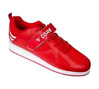 Nordcore Scarpe Sollevamento Pesi, Scarpe per Squat e Esercizi con Pesi Palestra, Calzature Olimpiche Powerlifting con Cinturino, Crossfit, Tacco 3,2cm