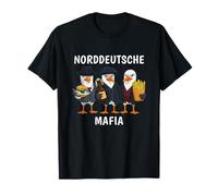 Norddeutsche Mafia Funny Seagull Mare del Nord Baltico Möwe Maglietta