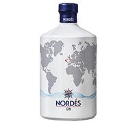 Nordés Gin Premium | Elaborato con una Porzione di Alcol Etilico e 6 Botanicals Galiziani. Sapore Fresco, Morbido e Aromatico. Graduazione 40º - Bottiglia 700 ml