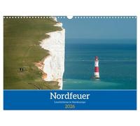 Nordfire (calendario da parete 2026 DIN A3 quer), Calendario mensile CALVENDO: fari provenienti da Gran Bretagna, Norvegia e Danimarca (CALVENDO località)