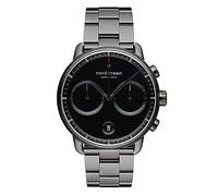 Nordgreen Orologio da uomo di design scandinavo analogico al quarzo antracite | quadrante nero | cinturini intercambiabili | Modello: Pioneer