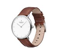 Nordgreen orologio di design scandinavo - analogico al quarzo, argento/oro, cinturini in pelle/rete intercambiabili, elegante, unisex, resistente all'acqua, moderno, modello Native