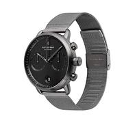 Nordgreen Pioneer - Orologio cronografo da uomo con quadrante nero e cinturino intercambiabile, Kl574p Sweatshirt - Bambini, 42mm,