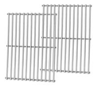 Nordic BBQ Store Griglie in Acciaio Inox 7637 per Weber Spirit I & II Serie 200 Spirit E210 Spirit E220 Spirit S210, Spirit S220 Griglie a Gas per Weber 7637 44,2 x 25,7 cm Ogni griglia