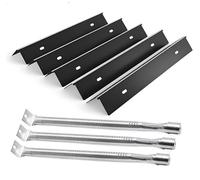 Nordic Bbq Store Parti di ricambio per griglie Napoleon Rogue 425: bruciatori SS 304 e piastre di cottura in porcellana per Phantom SE 425 RSIB, PRO 425 SIB, XT 425 SIB, parti griglia Napoleon Rogue