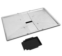 Nordic BBQ Store Vassoio per Grasso Regolabile (68,6-76,2 cm) per Griglie a 4/5 bruciatori di Biltema, Lucifer, Napolean, Landmann e Altre Marche Europee, Vassoio Universale di Ricambio per Griglie a