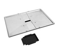 Nordic BBQ Store Vassoio per Grasso Regolabile (76,2-83,8 cm) per Griglie a 5/6 bruciatori di Biltema, Lucifer, Napolean, Landmann e Altre Marche Europee, Vassoio Universale di Ricambio per Griglie