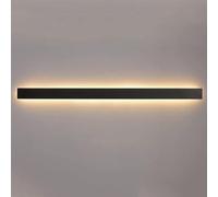 Nordic Black Wall Lamp Wall Mounted Light Iron Wall Lantern Led Ceiling Lamp Bedroom Wall Sconce Living Room Dresser Light Bedside Decor Lamp/Warm Light/32Cm