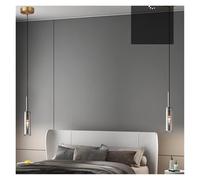 Nordic Brass Hanging Pendant Light LED Modern Simply Creative Crystal Smoky Grey Chandelier Lamp For Home Bedroom