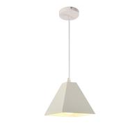 Nordic Chandelier, Single Head Hanging Pendant Lamp, E27 Base Adjustable Ceiling Light Fixture for Restaurant, Dining Room, Bedroom, Kitchen(White)