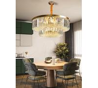 Nordic Crystal Ceiling Lamp Modern Room Deco Large Ceiling Chandeliers Gold Led Luxury Light Fixture for Home Renovated